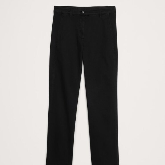 Banana Republic The Weekender Straight Leg Pant size 10 Black - Picture 4 of 5